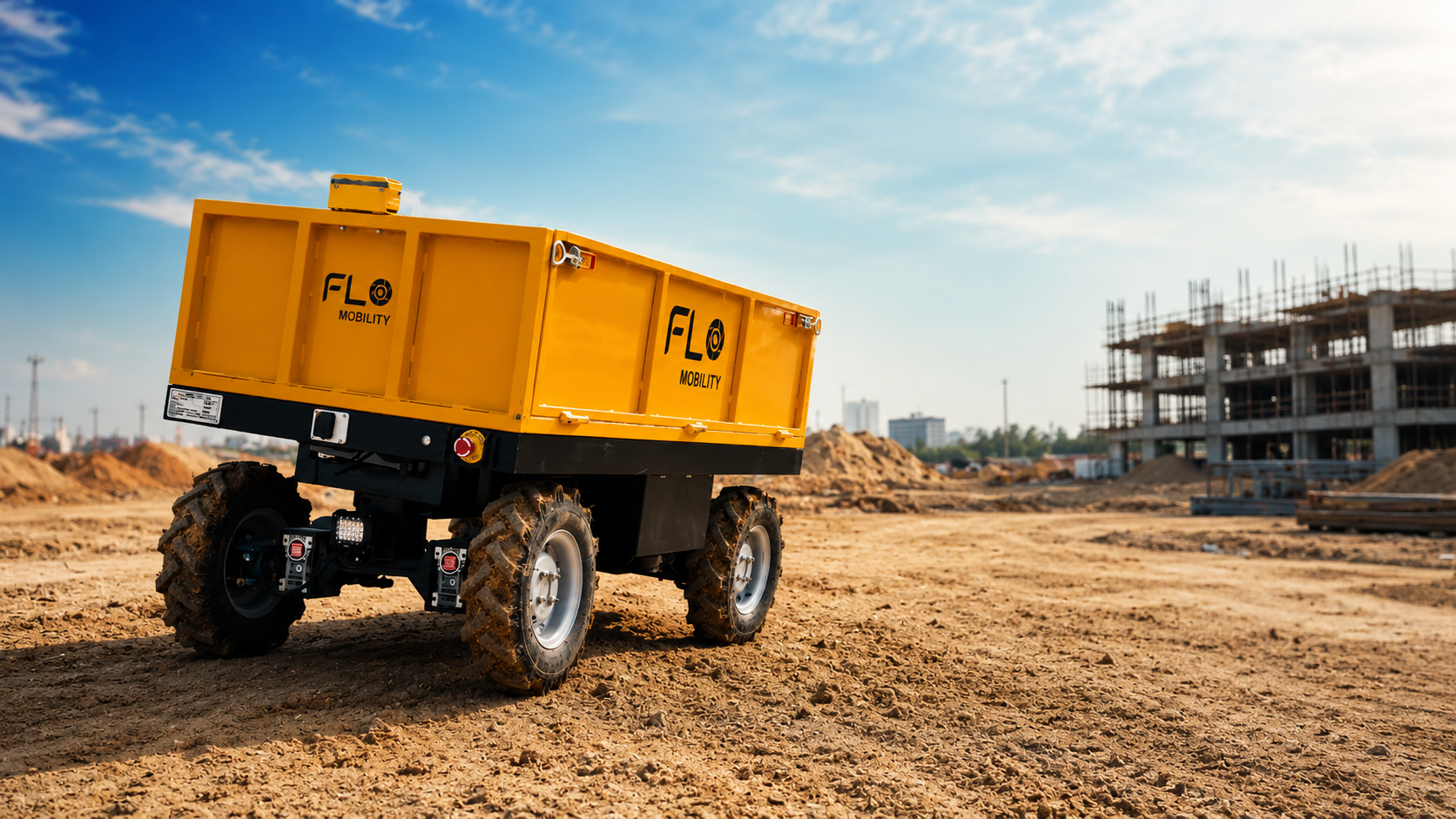 Inside the Flo Hauler: Engineering a 4×4 BLDC Drivetrain for Heavy Construction